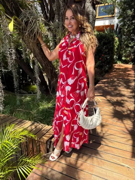 CHEMISE SEM MANGA NEIA
VERMELHA