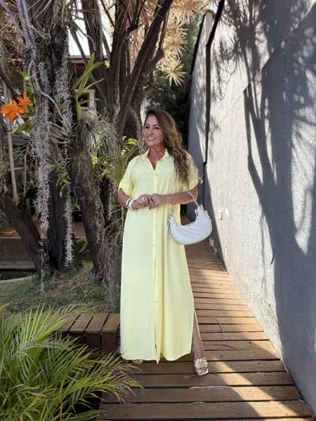 CHEMISE LISA
AMARELO CLARO