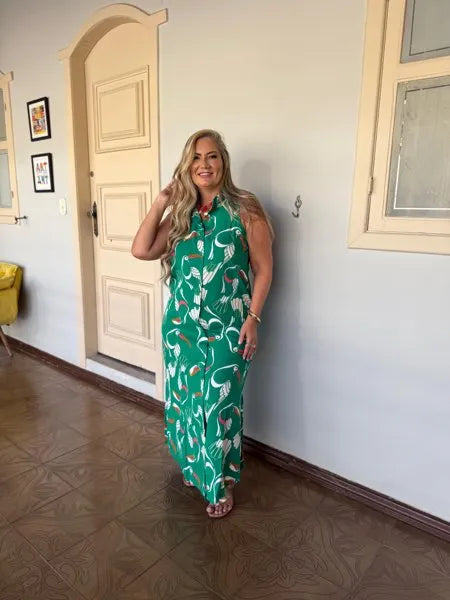 CHEMISE SEM MANGA NEIA
VERDE