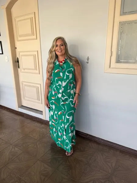 CHEMISE SEM MANGA NEIA
VERDE