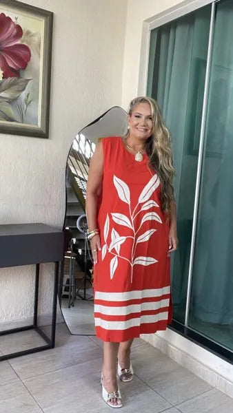 VESTIDO MIDI GABRIELA
LARANJA