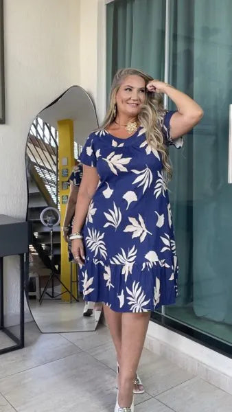 VESTIDO AMÉLIA
AZUL MARINHO