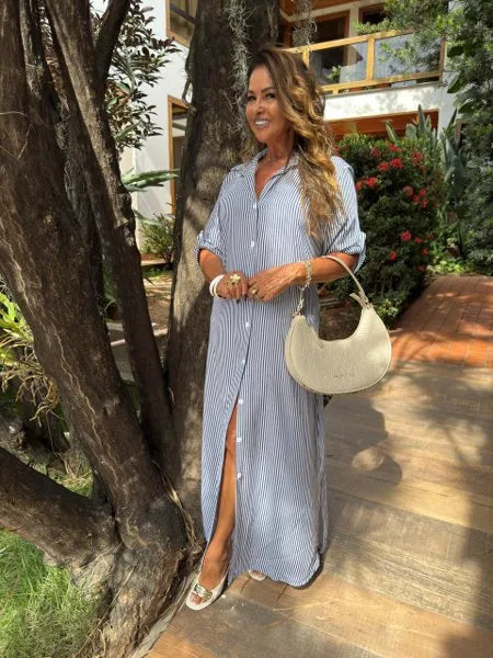 CHEMISE LISTRADA
AZUL MARINHO