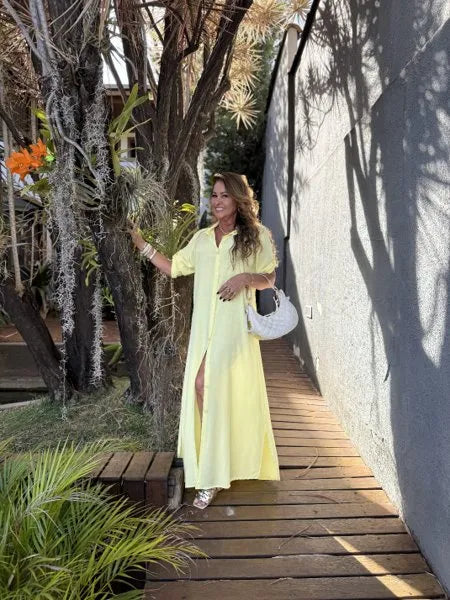 CHEMISE LISA
                                    AMARELO CLARO