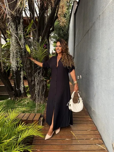 CHEMISE LISA
                                    PRETO