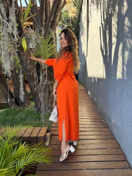 CHEMISE LISA
                                    LARANJA