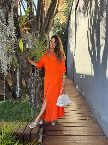 CHEMISE LISA
                                    LARANJA