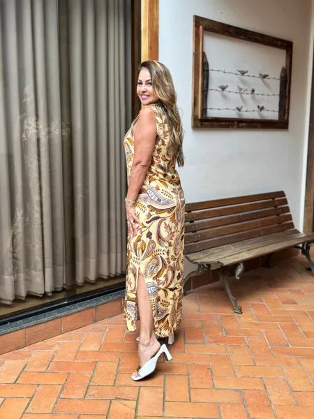 CHEMISE SEM MANGA ELLEN
                                    AMARELO MANTEIGA