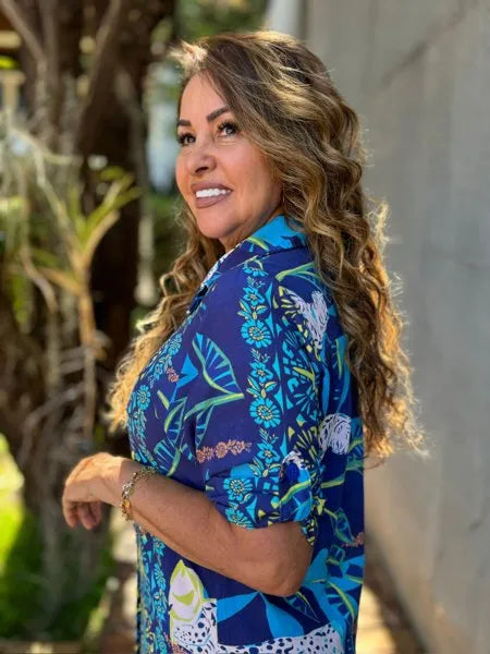 CHEMISE LIZ
                                    AZUL