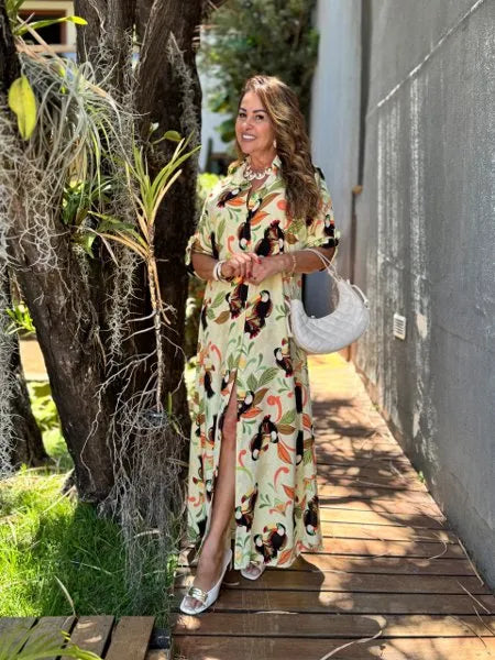 CHEMISE SOLANGE
                                    AMARELO MANTEIGA