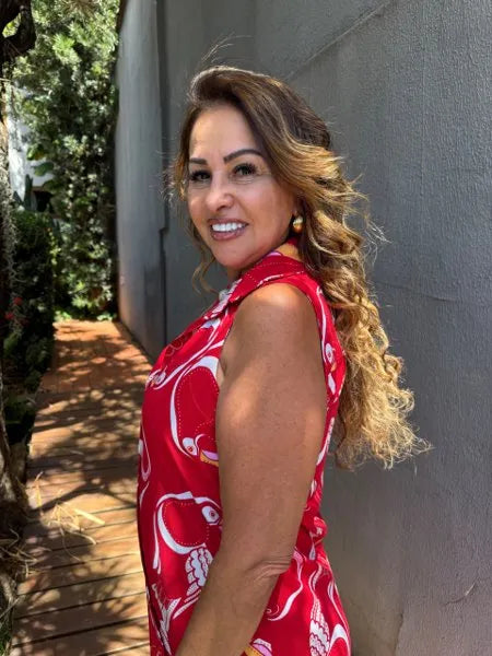 CHEMISE SEM MANGA NEIA
                                    VERMELHA