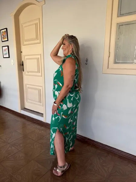 CHEMISE SEM MANGA NEIA
                                    VERDE