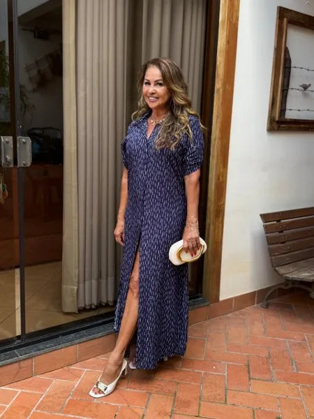 CHEMISE LIA
                                    AZUL MARINHO