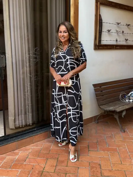 CHEMISE HELOISA 
                                    PRETO