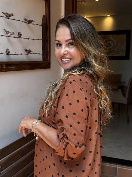 CHEMISE POÁ 
                                    MARROM