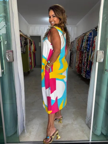 VESTIDO MIDI RENATA
                                    AZUL