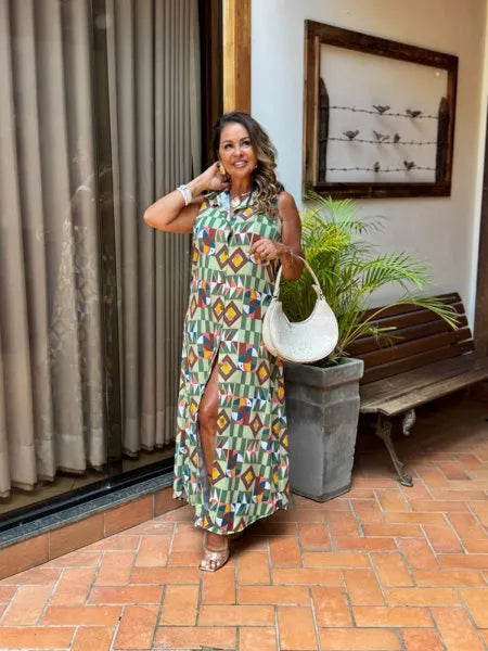 CHEMISE SEM MANGA NICOLE
                                    VERDE MILITAR